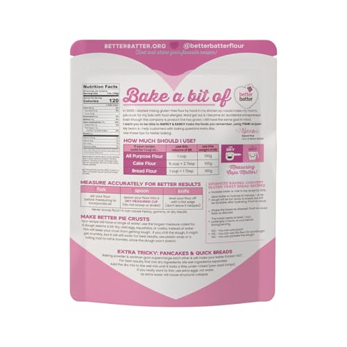 Better Batter Original Blend Multipurpose Gluten Free Flour 5lb  Certified GFCO Vegan Kosher NonGMO  Top 9 Allergen Free Award Winning CupforCup Baking Alternative to Regular Wheat Flour - Image 5
