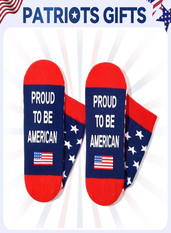 Happy Pop HAPPYPOP Patriots Gifts for Men Women - American Flag Gifts, Republican 4th of July Socks, America Flag USA Patriotic Socks - Image 4