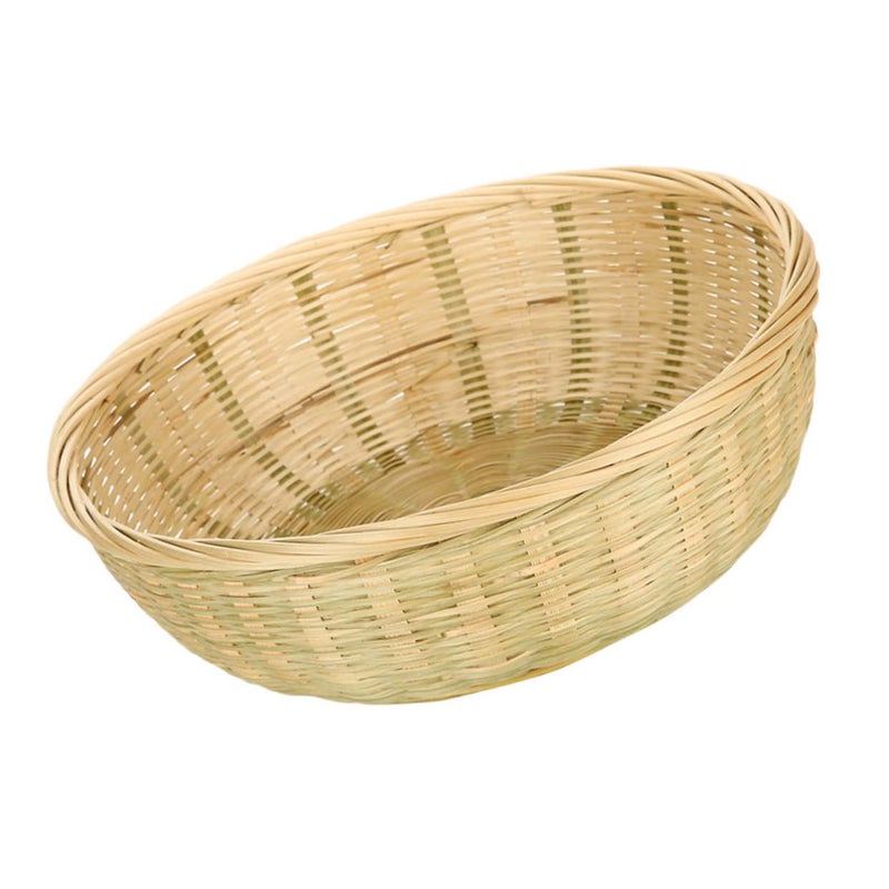 Handmade Storage Basket Woven Vegetable Washing Sieve For Home Multi Purpose Use - Image 2
