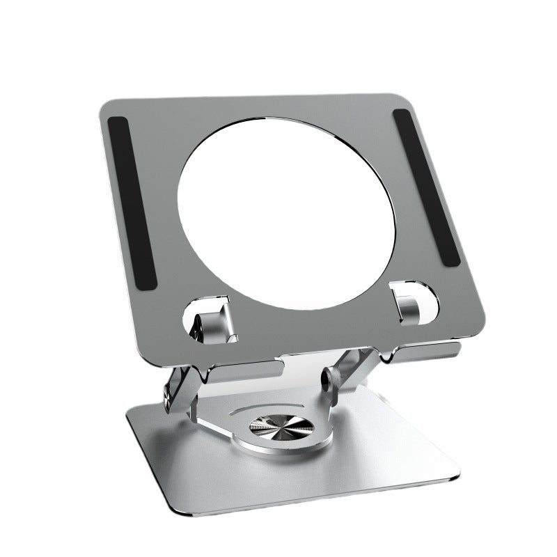 Desktop Rotating Bracket 360-Degree Rotating Hollow Heat Dissipation Stand - Robust Metal Secure Mount for Home Office Desk Gaming Tablet Setup - Image 3