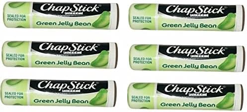 ChapStick Spring Collection Lip Balm Green Jelly Bean Flavor 015 oz Lip Care 6 Pack