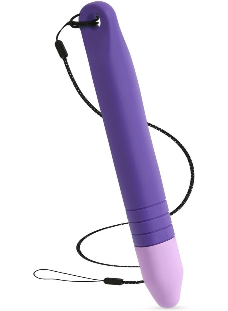 Friendly Stylus Pen for Touch Screens, Capacitive Stylus Pen with Tether,Tablet Stylus Pen Children's Crayon Stylus Pen for Touch Screen Devices Smartphones Tablets (Purple) - Image 1