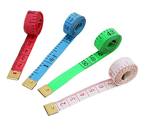 OFIXO 6 PCS Professional Tailoring Tape Measure Sewing Measuring 60 inch/150 cm Length Color Random - Image 2