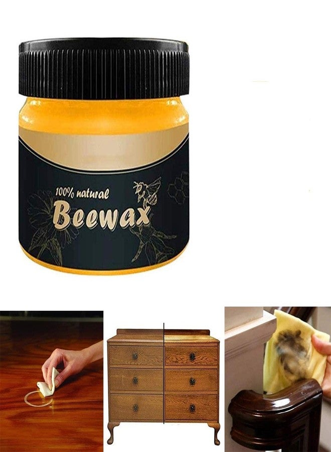 SWAMINE KBZONE Wood Seasoning Bee wax - Traditional Beeswax Polish for & Furniture, All-Purpose Bee wax for Cleaner and Polish Wipes - Non Toxic for Furniture to Beautify & Protect(1 PCS) - Image 1