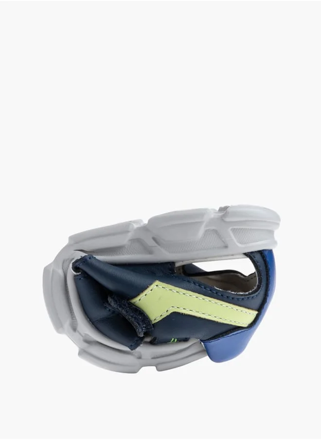 بابلوسكي Boys' Panelled Floaters With Hook And Loop Closure
