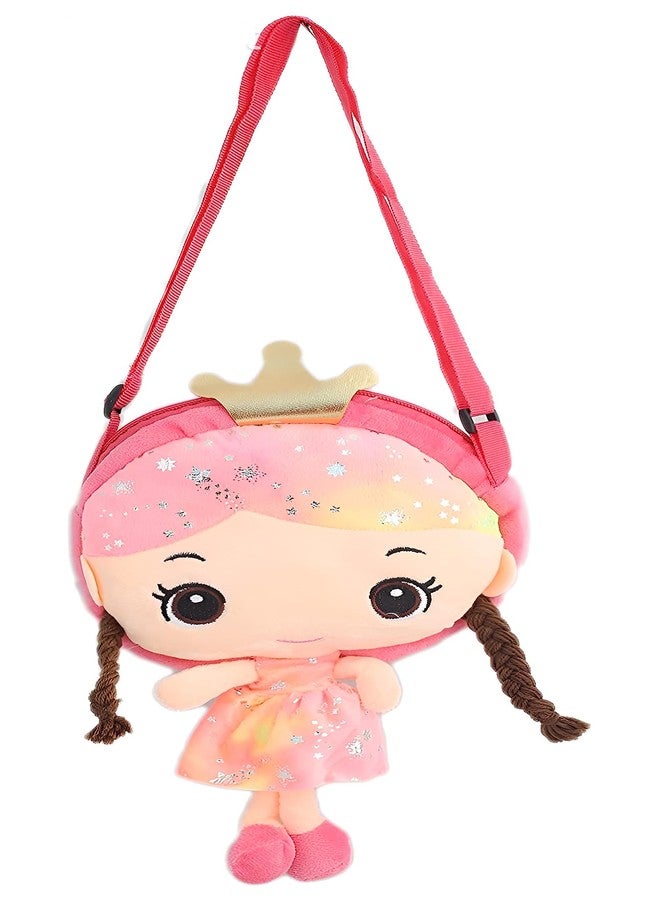 ANESHA Doll Cartoon shape side bag for kids a fun and functional accessory Cute cartoon shape shoulder bag for little girls your stylish adventure buddy (30 x 18 x 5 CM) - Image 3