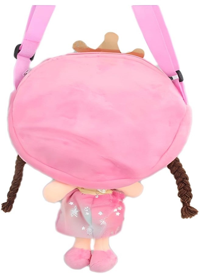 ANESHA Doll Cartoon shape side bag for kids a fun and functional accessory Cute cartoon shape shoulder bag for little girls your stylish adventure buddy (30 x 18 x 5 CM) - Image 4