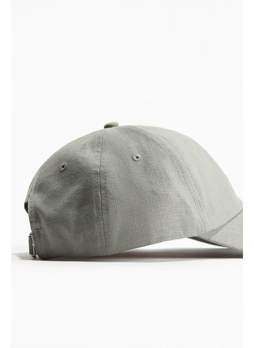اتش اند ام Linen-Blend Cap