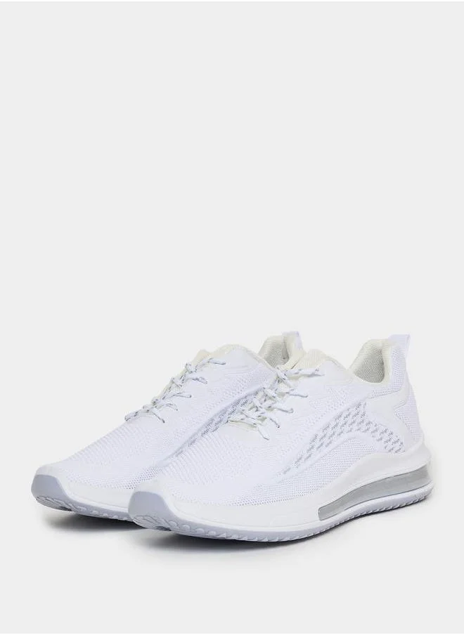 Styli Active Breathable Lace-Up Chunky Sneakers