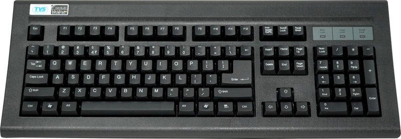TVS ELECTRONICS Gold Wired Keyboard - Image 2
