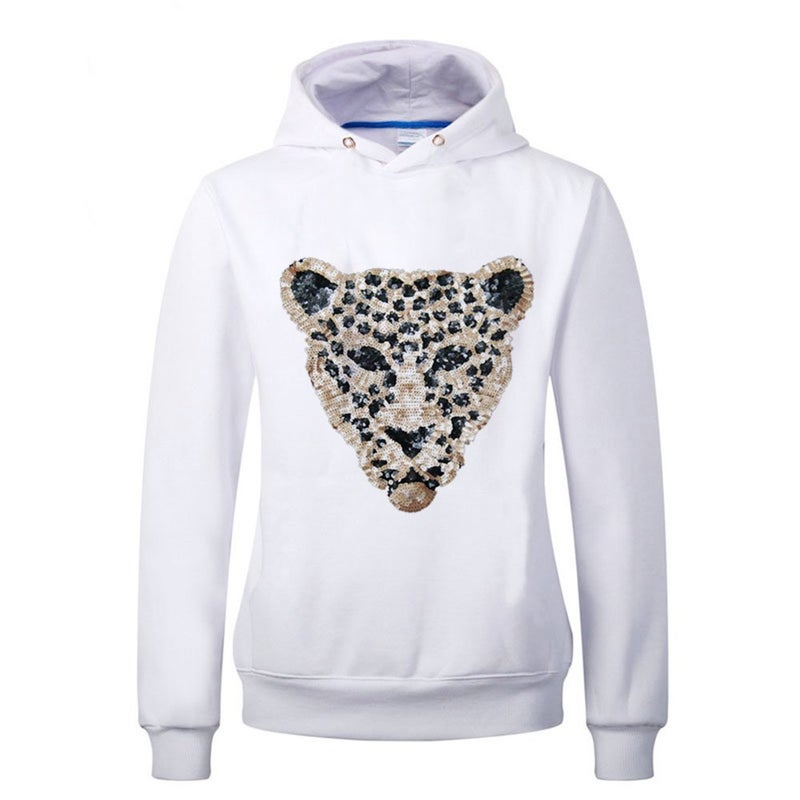 ARTEM Sequins Leopard Head Patch Sew on Patch Rope Embroidered Sequins Pattern Cloth Stickers for Decoration Clothing 1 Pcs - Image 5