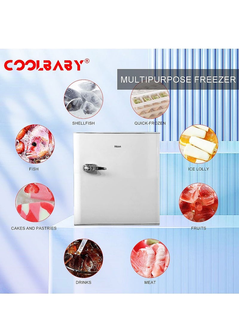 Cool Baby COOLBABY 40L Mini Breast Milk Refrigerator. Household Small Freezer. Can Freeze Ice Cream Breast Milk Quick-frozen Dumplings and Other Foods - Image 4