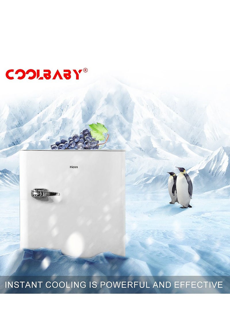 Cool Baby COOLBABY 40L Mini Breast Milk Refrigerator. Household Small Freezer. Can Freeze Ice Cream Breast Milk Quick-frozen Dumplings and Other Foods - Image 3