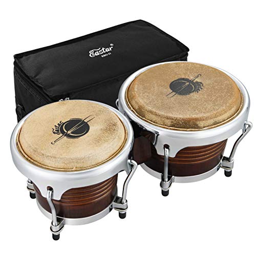 Eastar Bongo Drums 7'' and 8'' for Professional Special Antique Finish, EBO-21 - Image 1