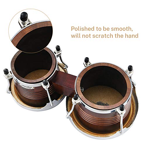 Eastar Bongo Drums 7'' and 8'' for Professional Special Antique Finish, EBO-21 - Image 3