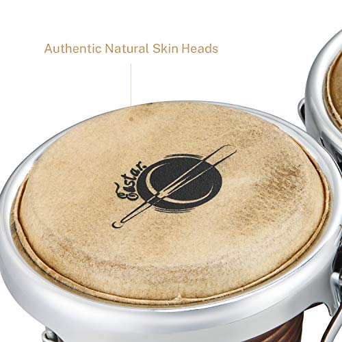 Eastar Bongo Drums 7'' and 8'' for Professional Special Antique Finish, EBO-21 - Image 2