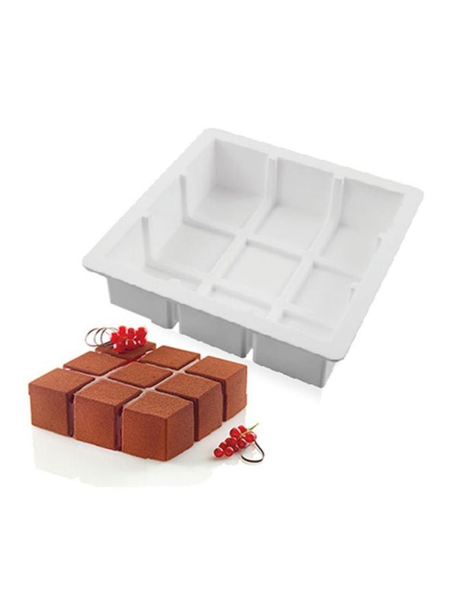 Silikomart Professional Cubes Mould White 5x17.2x17.2cm - Image 2
