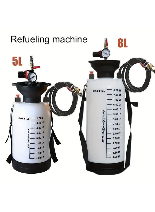 Pneumatic Transmission Gear Oil Transfer Pump With 5 ATF Adapters Plastic Construction - Image 2