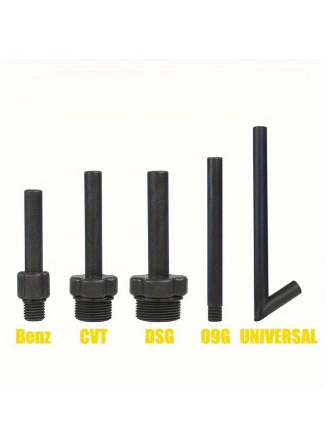 Pneumatic Transmission Gear Oil Transfer Pump With 5 ATF Adapters Plastic Construction - Image 1