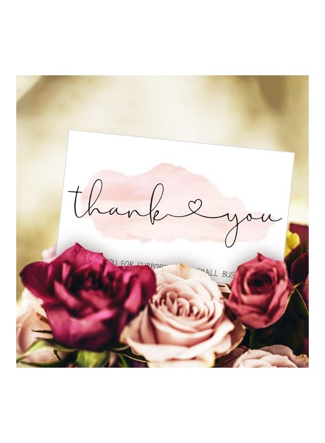 Generic 30-Piece Thank You Card For Supporting Business Package Decoration - Image 2