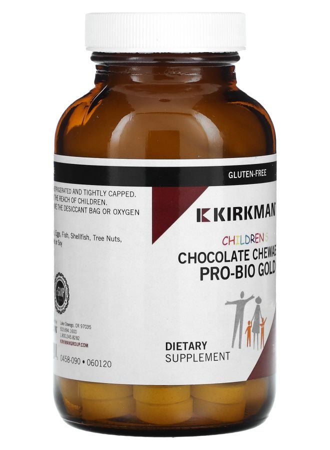 Kirkman Labs Children's Chewable Pro-Bio Gold Chocolate 90 Tablets - Image 2