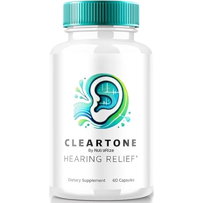 NutraRize ClearTone Tinnitus, Clear Tone Pills for Hearing, ClearTone Pills Supplement for Overall Ear Health, Official Auditory Support Capsules, ClearTones Review (60 Capsules) - Image 1