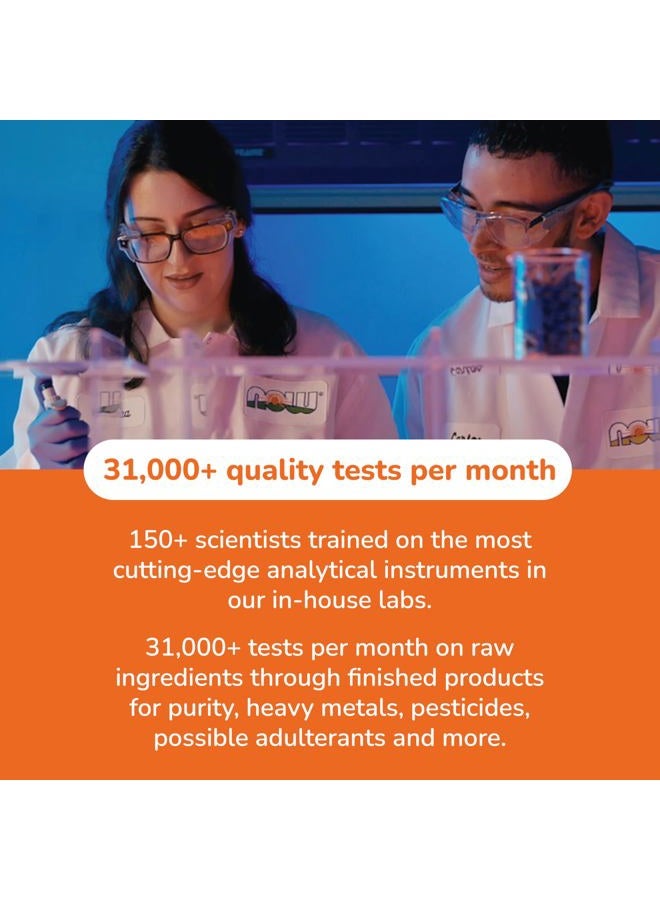 now Supplements, L-Lysine (L-Lysine Monohydrochloride) 500 mg, Amino Acid, 100 Veg Capsules - Image 4