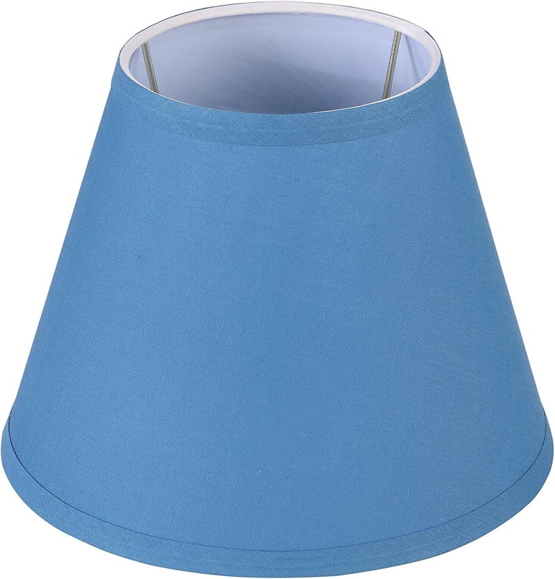Aspen Creative 58914 Transitional Hardback Empire Shape UNO Construction Lamp Shade in Celadon Blue, 9" Wide (5" x 9" x 7") - Image 1