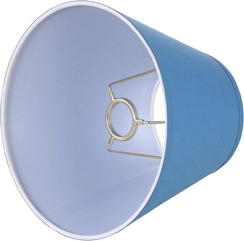 Aspen Creative 58914 Transitional Hardback Empire Shape UNO Construction Lamp Shade in Celadon Blue, 9" Wide (5" x 9" x 7") - Image 4