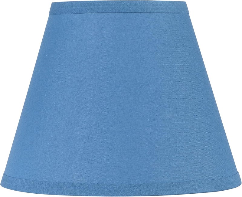 Aspen Creative 58914 Transitional Hardback Empire Shape UNO Construction Lamp Shade in Celadon Blue, 9" Wide (5" x 9" x 7") - Image 3
