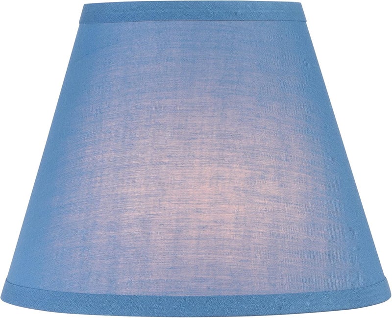 Aspen Creative 58914 Transitional Hardback Empire Shape UNO Construction Lamp Shade in Celadon Blue, 9" Wide (5" x 9" x 7") - Image 2