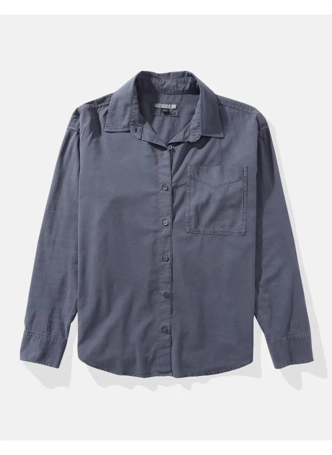 American Eagle AE Perfect Button-Up Shirt
