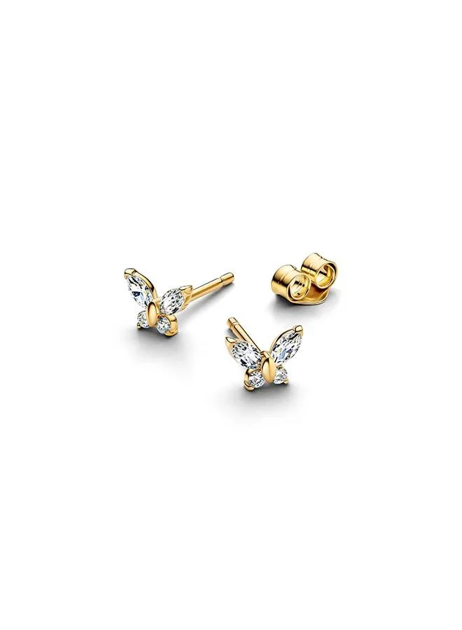 باندورا أقراط فراشة مرصعة