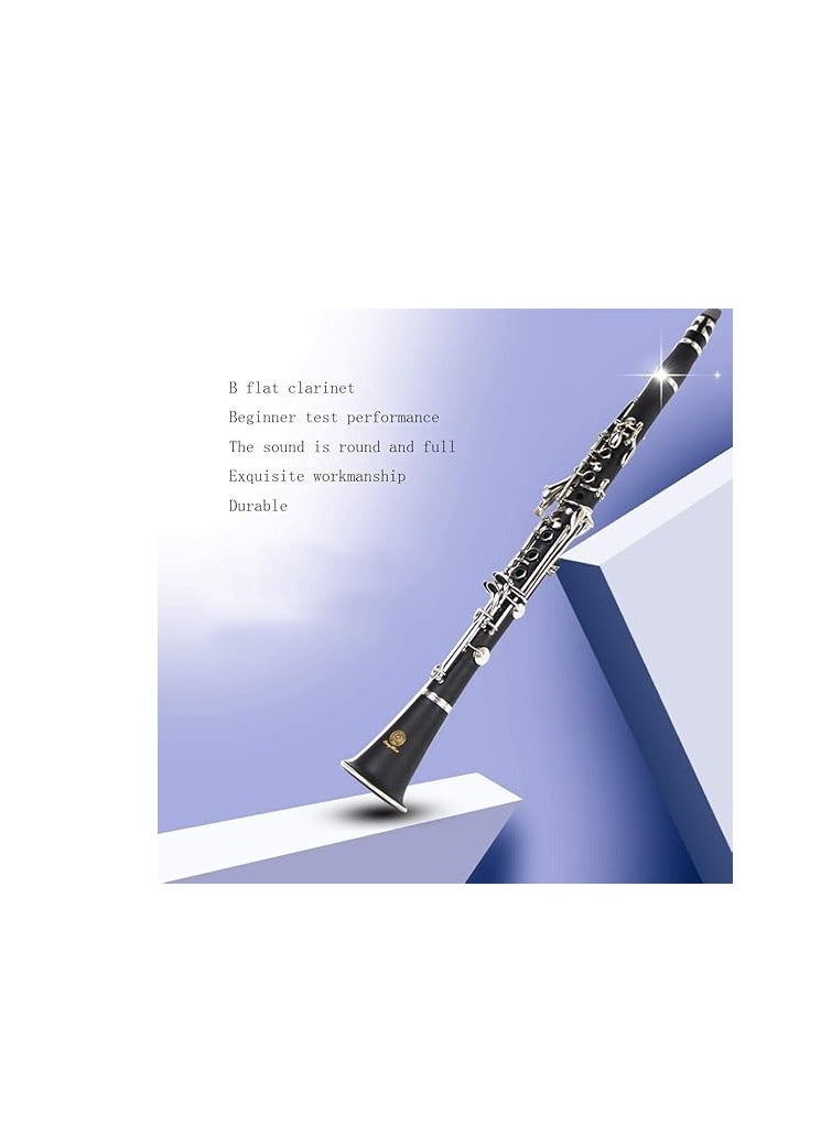 Trumpeter Wind Instruments Clarinet Bb Clarinet Woodwind Musical Instruments Rubber Wood Clarinet Full Accessories Clarinet Gift Package Brass  - Image 3