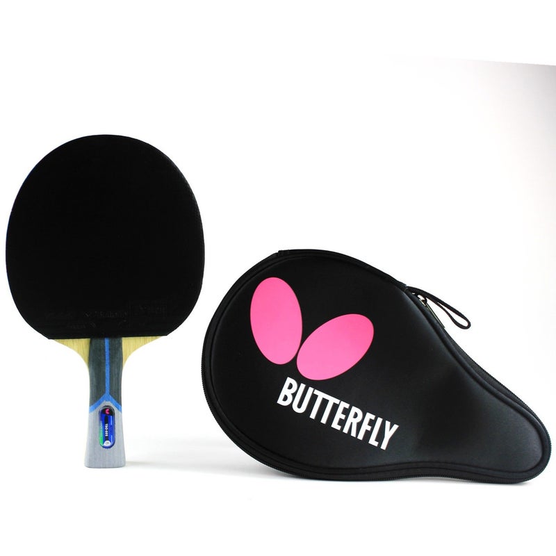 BUTTERFLY Ping Pong Paddle by Butterfly | 802 Ping Pong Paddle Set | Butterfly Ping Pong Paddle Case | Arylate Carbon Table Tennis Racket with Table Tennis Racket Case | Professional Table Tennis Racket Set - Image 2