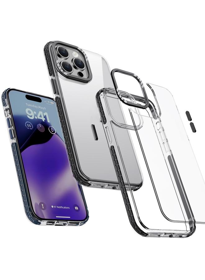 IPAKY Case For iPhone 15 MT Series Transparent PC+TPU Phone Case - Image 3