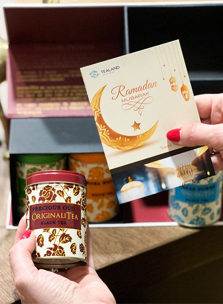 تيلاند مجموعة الشاي بروميس - نسخة رمضان تتضمن الكركم الأخضر (50 جرام) روزا وايت (20 جرام) كاراك باور (65 جرام) شاي العود (65 جرام) - Image 4