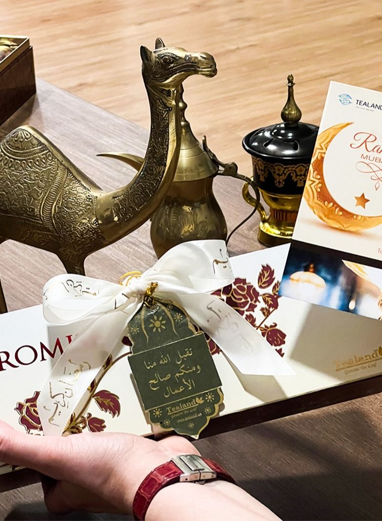 تيلاند مجموعة الشاي بروميس - نسخة رمضان تتضمن الكركم الأخضر (50 جرام) روزا وايت (20 جرام) كاراك باور (65 جرام) شاي العود (65 جرام) - Image 3