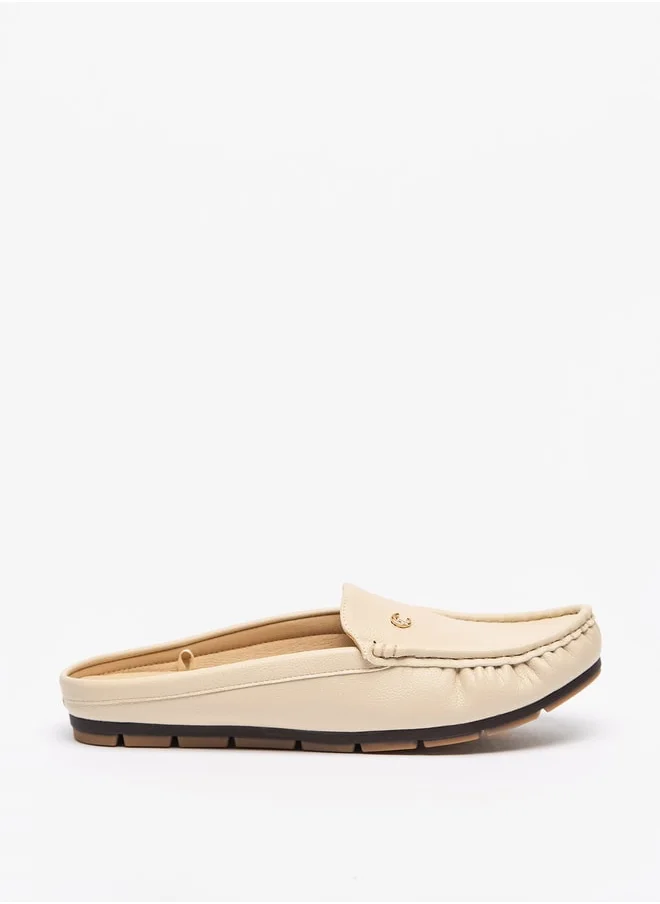 لو كونفورت Women Textured Slip-On Mules