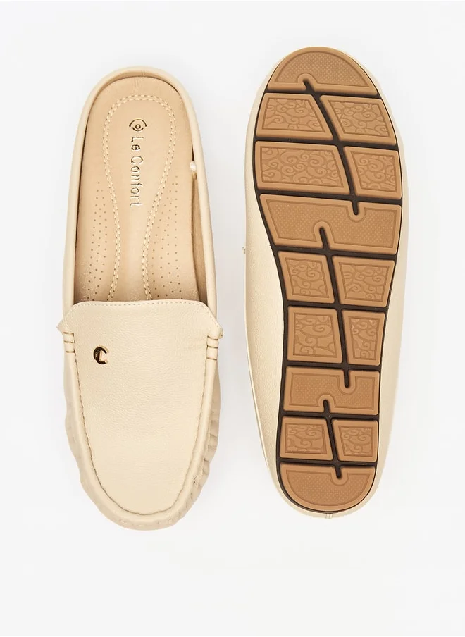 لو كونفورت Women Textured Slip-On Mules