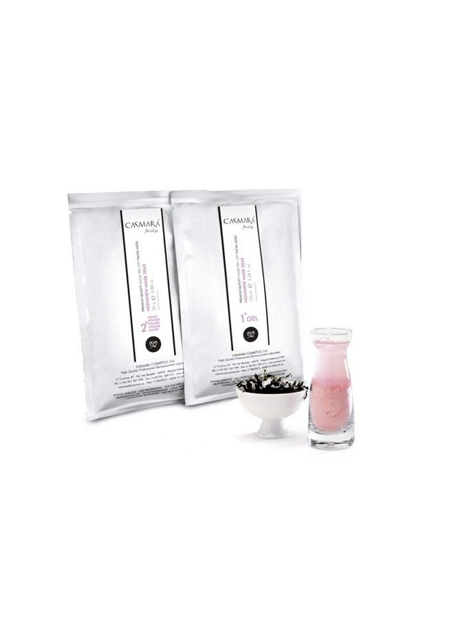 كاسمارا أقنعة الوجه للتقشير من الطحالب عالية الجودة من Casmara/قناع Novanew/2045/4.26 أونصة/جل قناع (3.38 أونصة)/مسحوق قناع (0.88 أونصة) من Casmara
