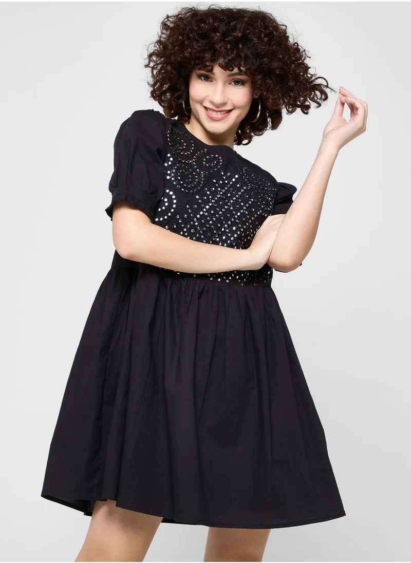 Never fully Dressed Round Neck Knitted Tunic