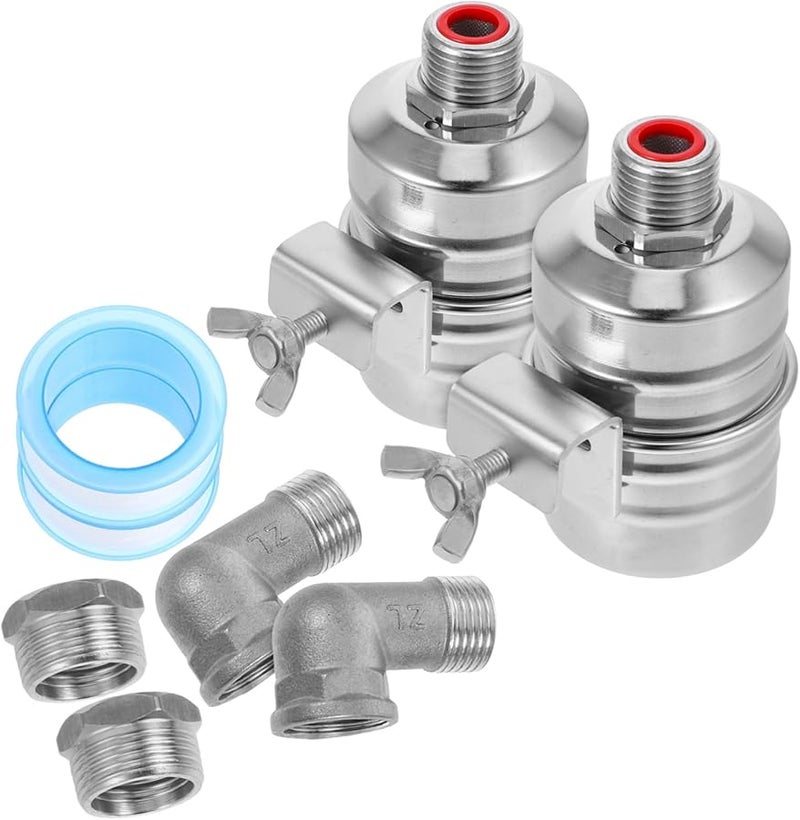 صمام عوامة من الفولاذ المقاوم للصدأ قابل للتعديل للتحكم في مستوى المياه للبرك وخزانات المياه - Image 2