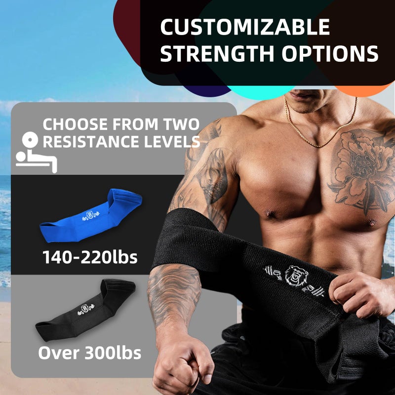 M MANUEKLEAR MANUEKLEAR Bench Press Band, Sling Bench Press Band for Men and Women Power Weight Lifting Fitness - Push Up Exercise Assistance Bench Block Increase Strength Gym Workout Equipment - Image 5