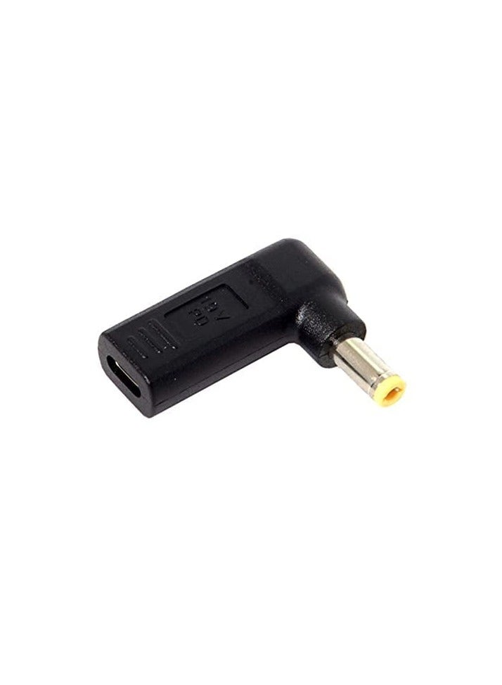 erorex USB 3.1 Type C USB-C to DC 20V 5.5 2.5mm Adapter PD Emulator Trigger 90 Degree Angled - Image 3