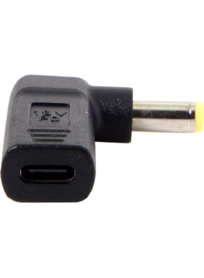 erorex USB 3.1 Type C USB-C to DC 20V 5.5 2.5mm Adapter PD Emulator Trigger 90 Degree Angled - Image 2