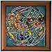 3DROSE 3dRose ft_108090_1 Designer One of A Kind Native American Art-Framed Tile, 8 by 8-Inch  - Image 2