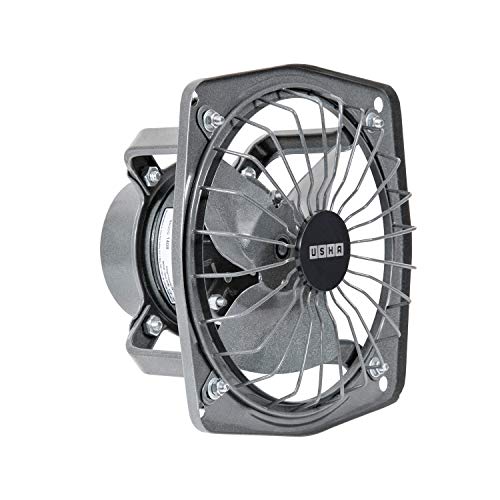 Usha Aeroclean Pro 150mm (6-Inch) Exhaust Fan for Kitchen | High Speed 100% Copper Motor | Goodbye Oil & Dust Coating |Scratch and Stain Resistant| Easy to Clean | 2-Year Warranty | Metallic Grey - Image 3