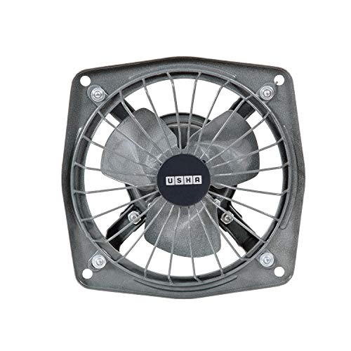 Usha Aeroclean Pro 150mm (6-Inch) Exhaust Fan for Kitchen | High Speed 100% Copper Motor | Goodbye Oil & Dust Coating |Scratch and Stain Resistant| Easy to Clean | 2-Year Warranty | Metallic Grey - Image 1