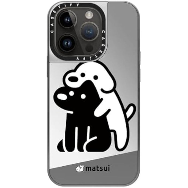 كاستيفي كاسيتي جراب عاكس لموبايل ايفون 14 برو متوافق مع ماج سيف - حافظ على ثبات جيد! - فضي على فضي - Image 3